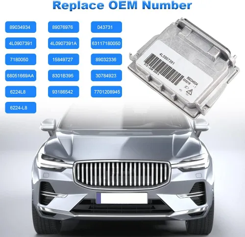 Miniatura 5 de WMPHE HID - Repuesto de balasto de xenón para faros delanteros 89034934 4L0907391 4L0907391A compatible con BMW Serie 1 Audi Q7 GMC Acadia Jeep