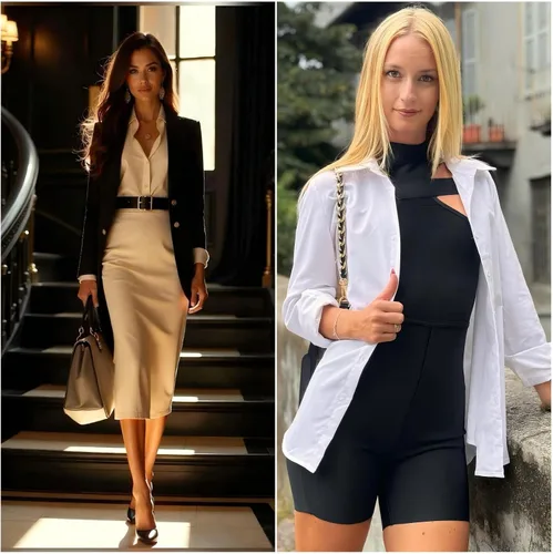 Miniatura 4 de HOTOUCH Camisas de mujer con botones de manga larga, camisa de vestir ajustada, blusas de trabajo, cuello, elegantes, casuales, de negocios