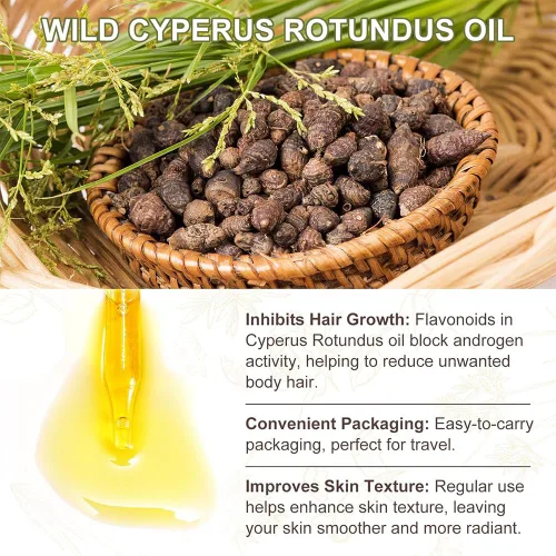 Miniatura 6 de Aceite de ciprés para depilación, reduce el crecimiento no deseado del cabello, hidrata y calma la piel, reduce el crecimiento del vello corporal