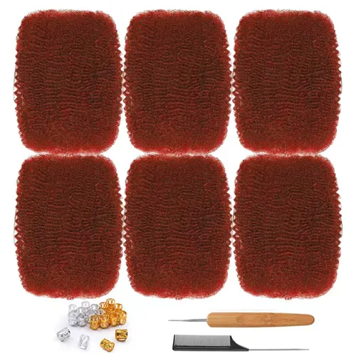 Miniatura 47 de Extensiones Loc de 10 pulgadas de grosor de cabello humano de 10 pulgadas, 10 hebras, extensiones de rastas de cabello humano para mujeres
