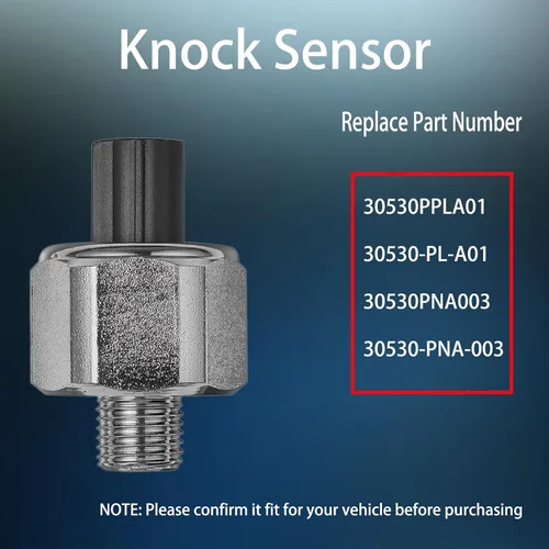 Miniatura 2 de Sensor de detonación de golpes compatible con Honda Accord Civic CR-V/CRV Element y Acura RDX RSX TSX Reemplazo# 30530PPLA01