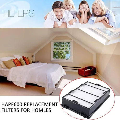 Miniatura 5 de HAPF600 - Filtro de repuesto compatible con Holmes, reemplaza los filtros de aire HAPF600D (B) HAPF600D-U2 HAP615, HAP625, HAP650, HAP675RC, HAP725