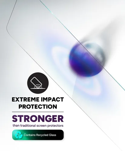 Miniatura 2 de ZAGG Fusion Privacy - Protector de pantalla para Google Pixel 9 / Pixel 9 Pro, polímero híbrido flexible, filtro de privacidad de 2 vías, protección
