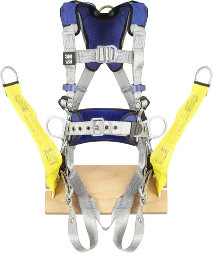 DBI-Sala ExoFit X100 Comfort Construction - Arnés de seguridad para escalada/posicionamiento/suspensión de petróleo y gas, protección contra caídas,