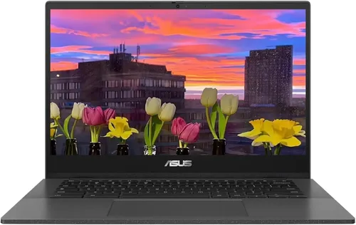 ASUS Chromebook CM1402 - Portátil, pantalla LED FHD de 14 pulgadas (1920 x 1080), MediaTek Kompanio 520, 8 núcleos, 4 GB de RAM, 64 GB eMMC, Chrome