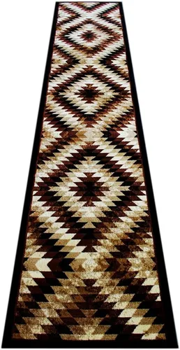 Miniatura 13 de Masada Rugs, Stephanie Collection - Alfombra de área del suroeste de nativos americanos, diseño envejecido 1106 turquesa, gris, blanco y negro