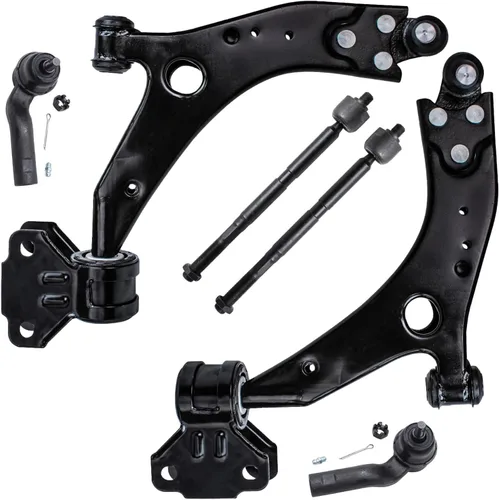 Miniatura 223 de Detroit Axle - Kit de extremo delantero para Chrysler 300 Dodge Charge Challenger 2011-2023, 2 brazos de control inferiores traseros 2 rótulas
