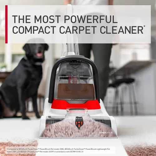Miniatura 2 de Hoover PowerDash Pet + Máquina limpiadora compacta de alfombras, FH50704V + solución de limpieza diaria de alfombras de 64 onzas, champú de limpieza