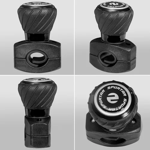 Miniatura 8 de Spurtar - Pomo giratorio para volante, universal, con función de seguridad para automóviles, camiones, carretillas elevadoras, tractores, botes