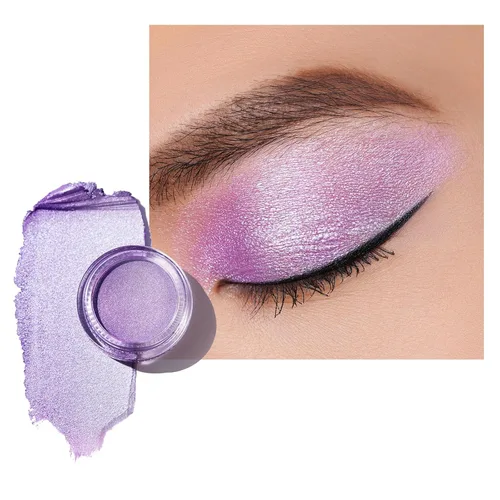 Miniatura 66 de Oulac Sombra de ojos en crema con brillo también para iluminador Sombra de ojos mezclable Resistente al agua y de larga duración con fórmula Pureza