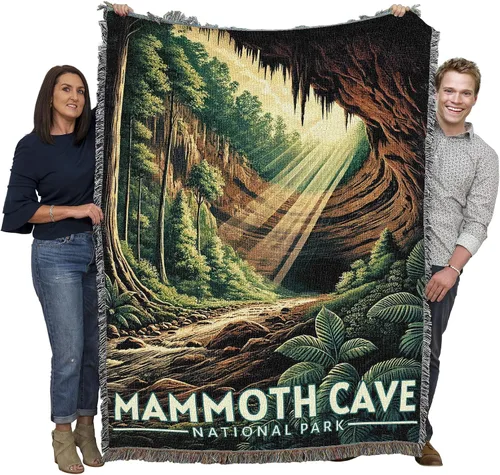 Miniatura 55 de Pure Country Weavers Manta del Parque Nacional Acadia, manta de tapiz de algodón para regalo, fabricada en los Estados Unidos, 72 x 54 pulgadas
