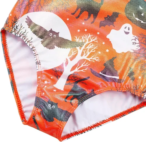 Miniatura 5 de BAOHULU Leotardos de gimnasia para niñas con pantalones cortos a juego, joyas brillantes, espalda abierta, ropa atlética para niños