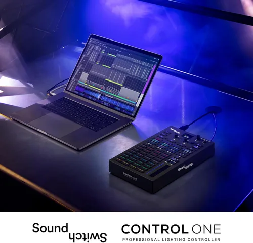 Miniatura 10 de SoundSwitch Control One - Controlador profesional de iluminación DMX para DJ con 3 meses de acceso al software SoundSwitch y soporte para luces DMX