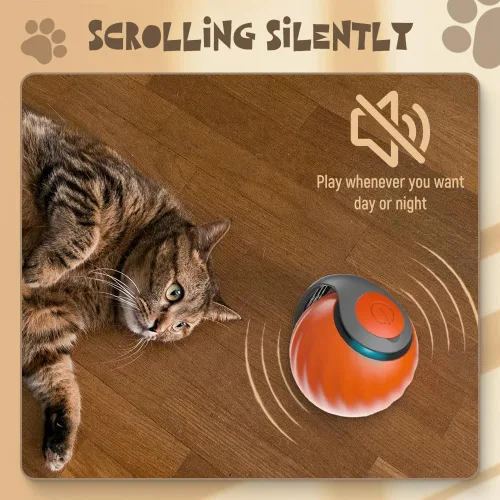 Miniatura 4 de Upgrade Speedy - Juguete para gatos con cola 3.0, juguete interactivo para gatos de interior, juguete interactivo para gatos de interior, recargable