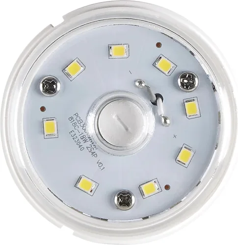 Miniatura 3 de Satco Bombilla LED de mazorca de maíz de 18 W, repuesto HID para iluminación de garaje y comercial, luz diurna de 5000 K, base E26, derivación