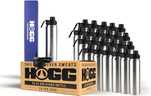 Miniatura 6 de Hogg Caja de botella de 18 oz Duo Hydro Handle (paquete de 24) para bricolaje, personalizable, añade logotipo, vinilo, tinta de alcohol o purpurina