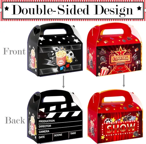 Miniatura 4 de C L cooper life Caja de regalo para fiesta de película, caja de regalo de fiesta nocturna para películas, suministros de baby shower (paquete de 2)