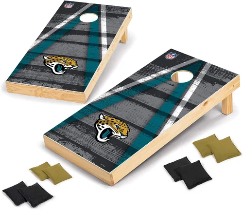 Miniatura 25 de Wild Sports - Set para jugar al cornhole (meter sacos pequeños en un agujero) con tablero de madera de 2 x 4 pies y 8 sacos con frijoles, diseño