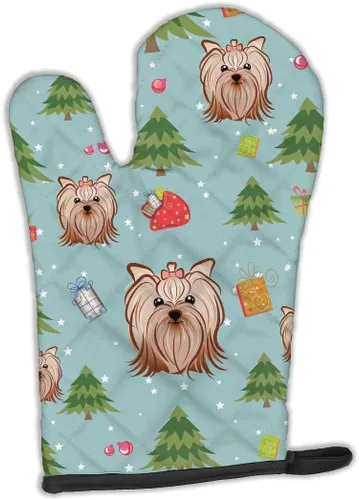 Miniatura 233 de Caroline's Treasures BB4020OVMT Dog House Collection Border Collie - Guante de horno grueso resistente al calor para sartenes calientes y horno