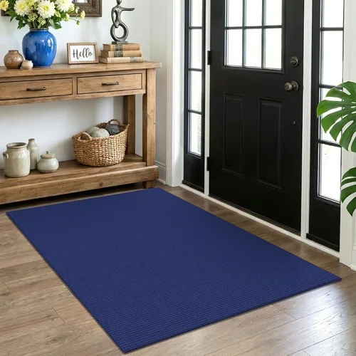Miniatura 163 de EARTHALL Alfombra de pasillo 3x14 pies, alfombras lavables extra largas para pasillos, tejidas, antideslizante, alfombra trenzada para entrada