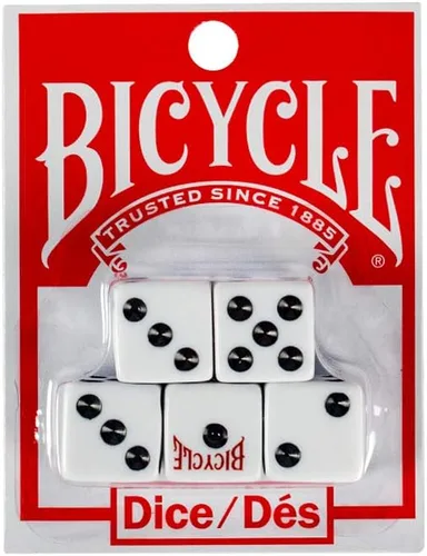 Miniatura 2 de Bicycle - 5 dados de 5 unidades equipo de juego de césped