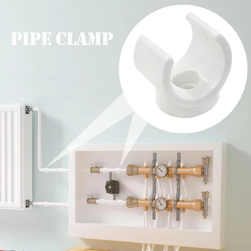 Miniatura 3 de Litoexpe Abrazaderas de Soporte para Tubo de PEX de 1 Pulgada de Plástico - Soporte para Tubo de PVC de 25mm, Clips Blancos, Herramienta