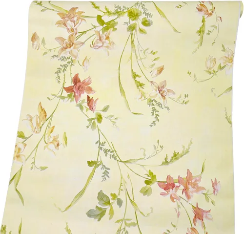 Miniatura 8 de Yifely Revestimiento autoadhesivo para estantes, papel extraíble para muebles para cubrir cajones de apartamentos, flores rurales, 17.7 pulgadas por
