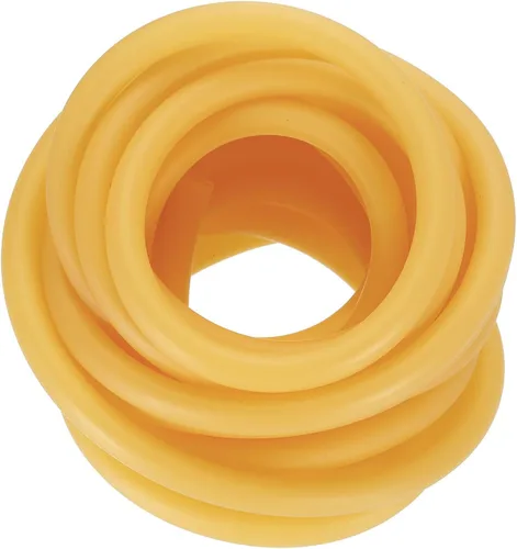 uxcell Tubo de goma de látex natural, 1/4 pulgadas de diámetro interior x 3/8 pulgadas de diámetro exterior de 16.4 pies, manguera de goma elástica