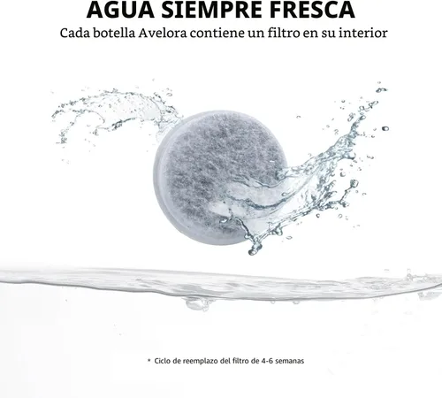 Miniatura 3 de Botella de agua para perros con recipiente para alimentos, dispensador de agua portátil a prueba de fugas para mascotas, para caminar, senderismo