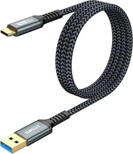 Miniatura 10 de SUNGUY - Cable USB de 10 Gbps para Android Auto, 33 cm, USB C 3.1 Gen2, transferencia de datos, cable USB C para CarPlay, carga rápida para iPhone