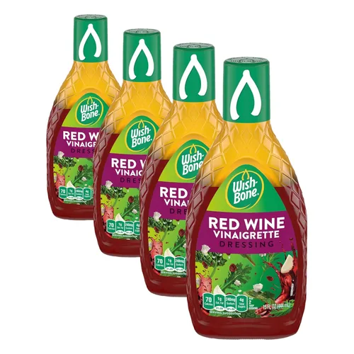 Miniatura 14 de Aderezo de vinagreta de vino tinto Wish-Bone para ensaladas, 15 FL OZ