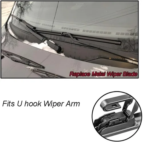 Miniatura 3 de Juego de limpiaparabrisas delantero y trasero compatible con Toyota Verso 2009-2019 parabrisas ventana 26 + 16 + 12 pulgadas