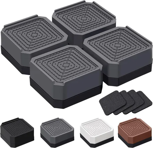 Miniatura 16 de ANNKUT Elevadores de cama y elevadores de muebles, bloques de elevación ajustables resistentes para sofás, escritorios y sillas, elevan 1.5
