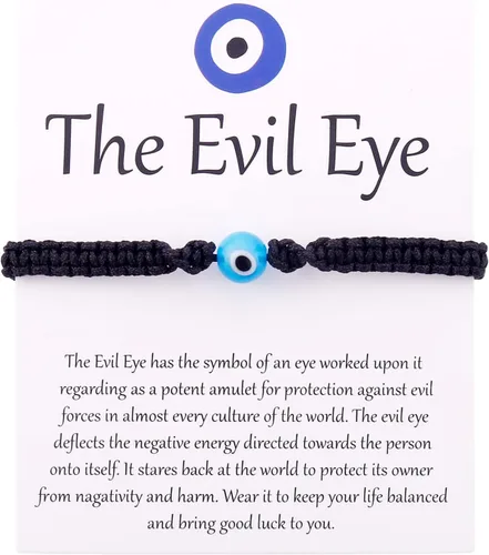 Miniatura 19 de SUMMER LOVE Handmade Jewelry Evil Eye Bracelets with Card,Black Red String Bracelets Kabbalah Protection Luck Amulet for Women Men Friends Pulseras