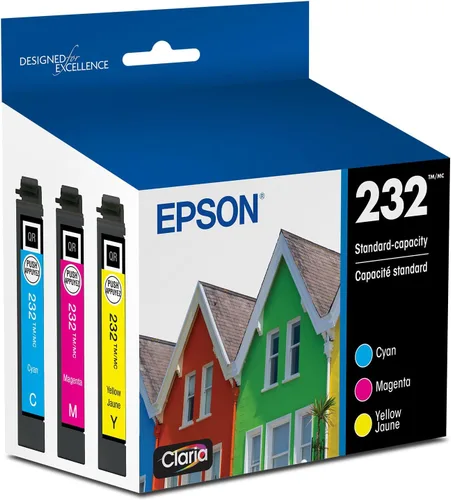 Epson Paquete combinado de tinta Claria de capacidad estándar de 232 colores (T232520-S) funciona con Workforce WF-2930, 2950 y Expression XP-4200,