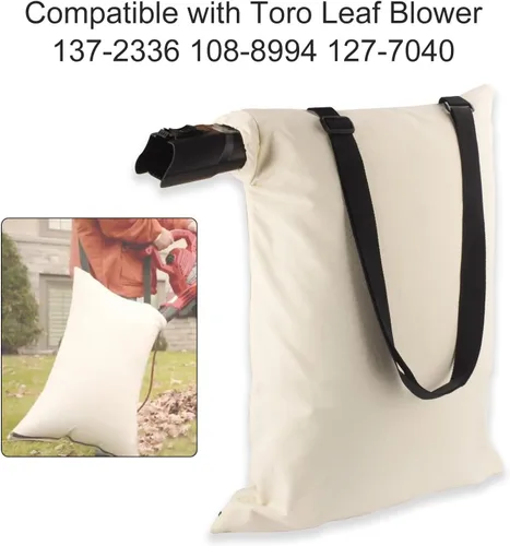 Miniatura 7 de 127-7040 Soplador de hojas Bolsa de vacío compatible con soplador de hojas Toro 137-2336 108-8994, 127-7040 Soplador de residuos bolsa de vacío