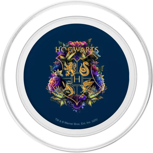 Miniatura 2 de Harry Potter Hogwarts PopSockets MagSafe PopGrip con escudo floral multicolor para iPhone