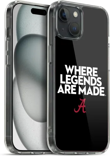 Miniatura 195 de Head Case Designs Funda de gel suave con licencia oficial de la Universidad de Alabama UA Collage compatible con Apple iPhone 13 Pro Max