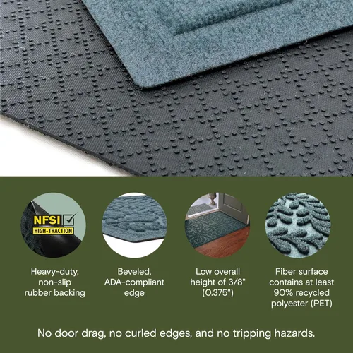 Miniatura 3 de Alfombra de la colección Boxwood de Bungalow Flooring, Bluestone Piedra azul