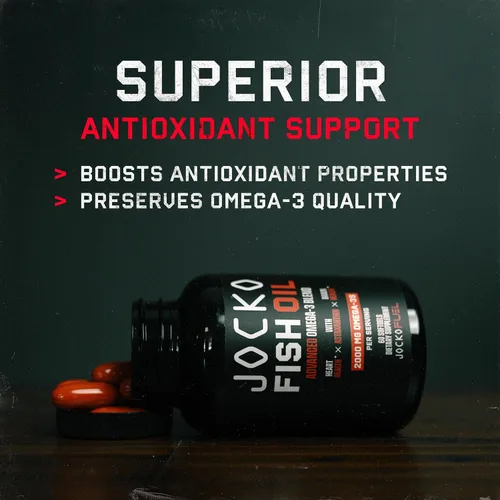 Miniatura 3 de Jocko Fuel Suplemento de aceite de pescado Omega 3 de 2000 mg - Suplemento de ácido graso sin eructos, capturado en la naturaleza, potente