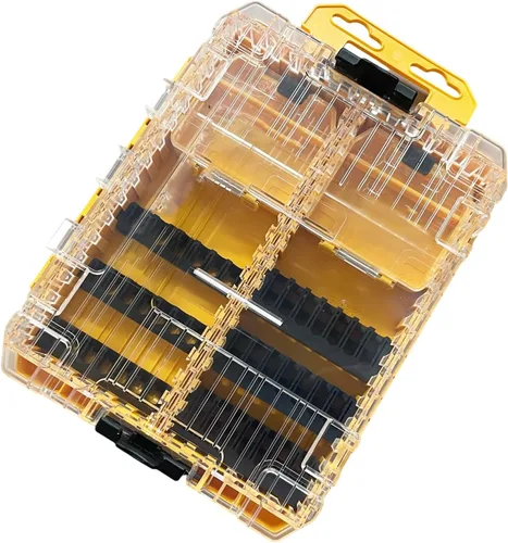 Miniatura 5 de #DT70803 DT70803-QZ Caja de piezas Caja de almacenamiento Estuche resistente Medio Destornillador Barras Caja de almacenamiento multifunción Pieza