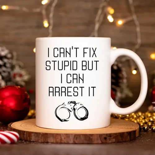 Taza divertida de policía con texto en inglés "To Be Gag", divertida taza de graduación de la Academia de Policía para oficiales de policía, futura