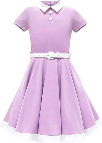 BlackButterfly Vestido para niñas "Lucy" vintage Clarity 50, Negro -