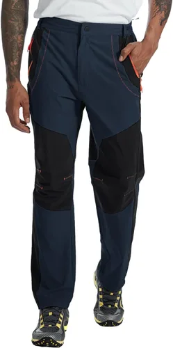 Miniatura 42 de TBMPOY Pantalones cargo de senderismo para hombre, ligeros, impermeables, de secado rápido, pantalones de montaña, pesca, camping