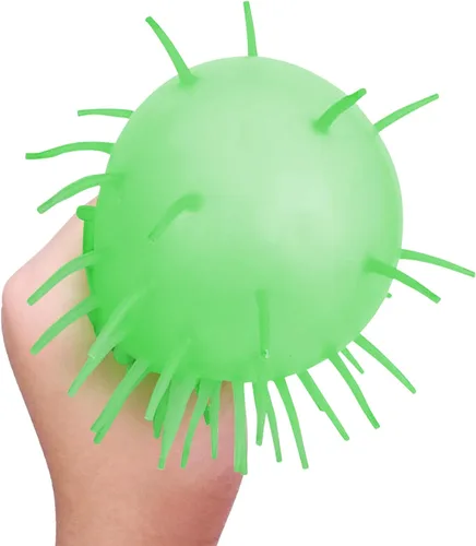 Miniatura 5 de ArtCreativity Bolas infladas, paquete de 12, bolas de alivio del estrés con puntas, suaves y estrujables para niños y adultos, bolas sensoriales