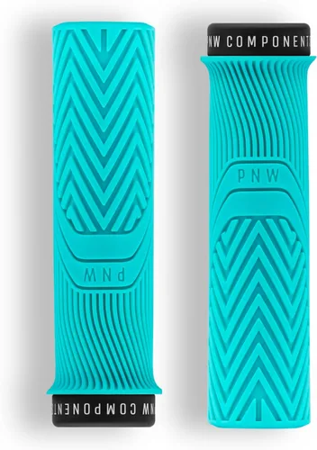 Miniatura 8 de PNW Components Loam MTB Bike Grips - Puños de manillar de bicicleta de montaña con bloqueo - Goma pegajosa 25A - Agarre ergonómico para sendero