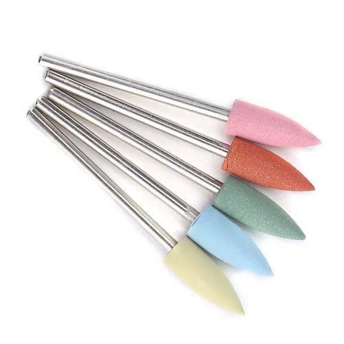 Miniatura 3 de Juego de brocas eléctricas para uñas, brocas de goma para uñas, limpiador de cutículas, juego de brocas de polvo, manicura y pedicura, herramienta