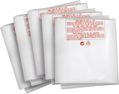 Peachtree Woodworking Supply Bolsa de repuesto para colector de polvo de plástico transparente, paquete de 5 unidades de 20 pulgadas de diámetro por