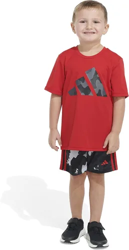 Miniatura 3 de Conjunto de dos piezas de manga corta con estampado "Camo" pantalones cortos a juego