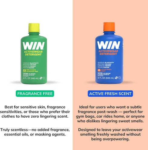 Miniatura 7 de Win Sports Detergent, Lavado de rendimiento para tejidos deportivos sintéticos de alta tecnología y ropa deportiva